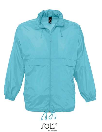 SOL´S Unisex Windbreaker Surf Jacket Atoll Blue L (L889)