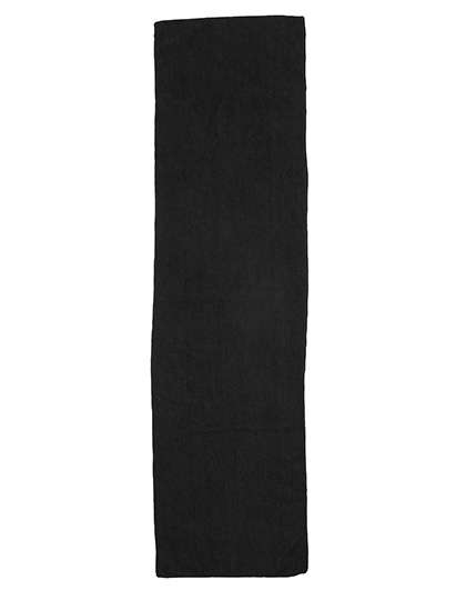 Towel City Microfibre Sports Towel Black 30 x 110 cm (TC17)