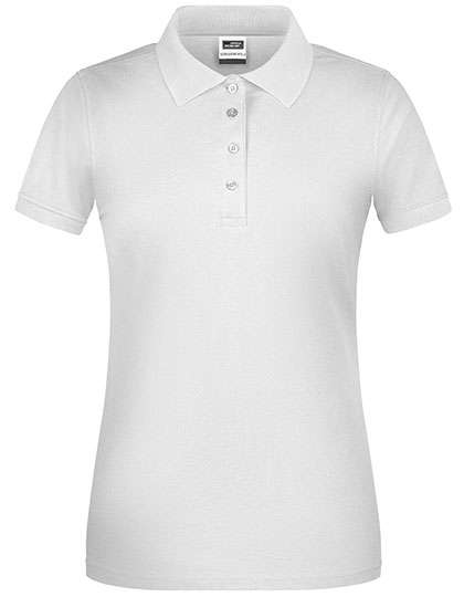 James&Nicholson Ladies´ Bio Workwear Polo White XL (JN873)