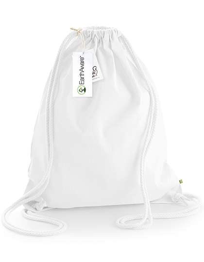 Westford Mill EarthAware® Organic Gymsac White 37 x 47 cm (WM810)