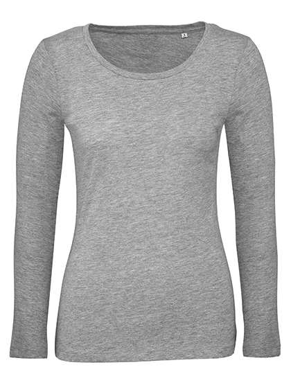 B&C Inspire Long Sleeve T /Women_° Sport Grey (Heather) S (BCTW071)