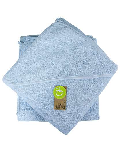 ARTG Babiezz® Baby Hooded Towel Light Blue 100 x 100 cm (AR31B)