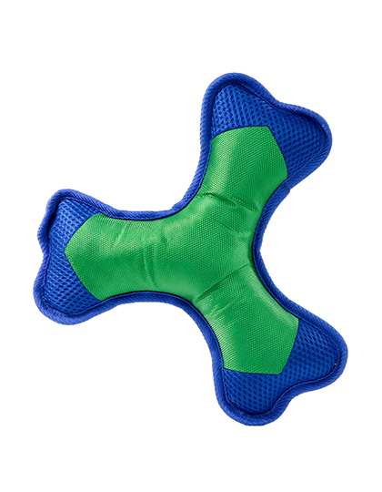 Mbw MiniFeet® Hundespielzeug Flying Triple Green/Blue M (MBW170051)