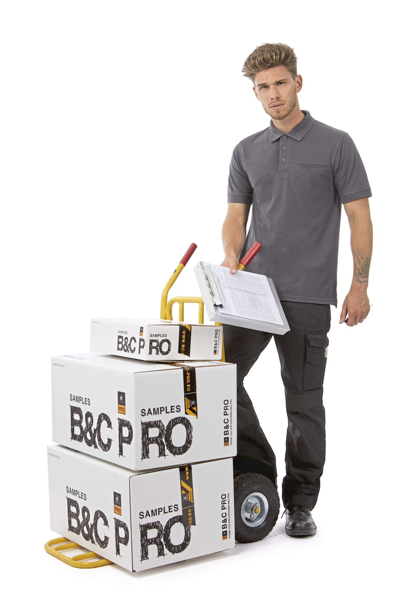 B&C Energy Pro Polo Black 3XL (BCPUC11)