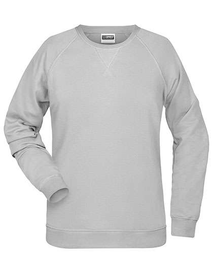 James&Nicholson Ladies´ Sweat Ash (Heather) XL (JN8021)