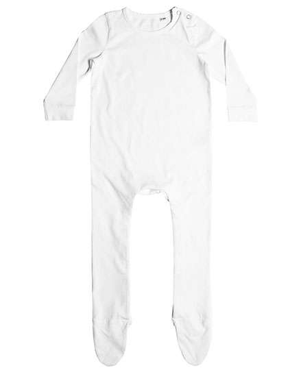 Larkwood Organic Sleepsuit White 6/12 Monate (LW650)