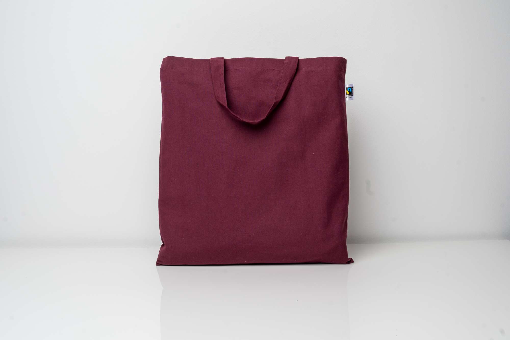 Printwear Fairtrade Cotton Bag Short Handles Graphite Grey (ca. Pantone 447C) ca. 38 x 42 cm (XT500N)