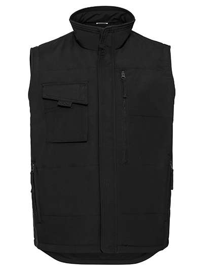 Russell Heavy Duty Workwear Gilet Black XL (Z014)