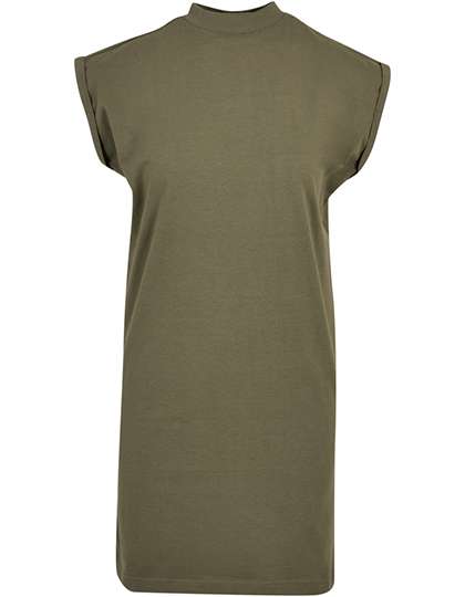 Build Your Brand Ladies´ Turtle Extended Shoulder Dress Olive 3XL (BY101)