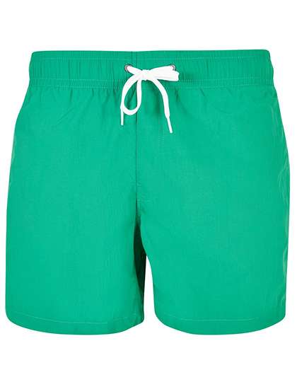 Build Your Brand Swim Shorts Forest Green 4XL (BY050)
