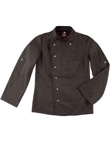 CG Workwear Ladies´ Chef Jacket Turin Classic Chocolate 44 (CGW3105)