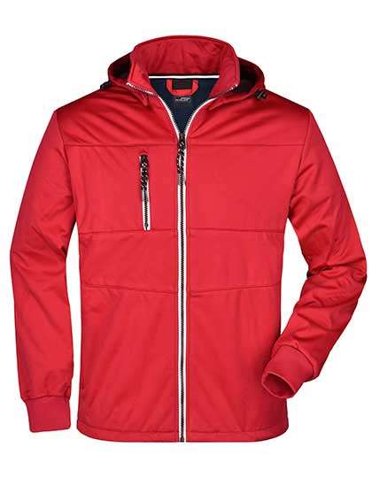 James&Nicholson Men´s Maritime Jacket Red/Navy 3XL (JN1078)