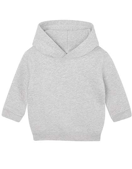 Babybugz Baby Essential Hoodie Heather Grey Melange 6-12 Monate (BZ63)