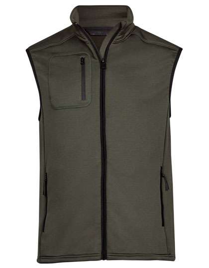 Tee Jays Stretch Fleece Bodywarmer Deep Green 3XL (TJ9104)