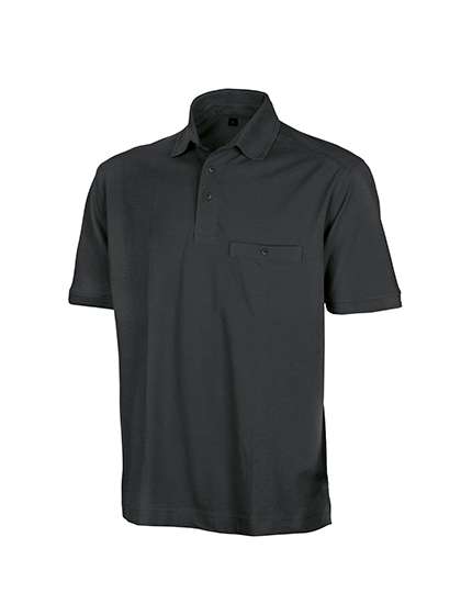 Result WORK-GUARD Apex Pocket Polo Shirt Black XS (RT312)