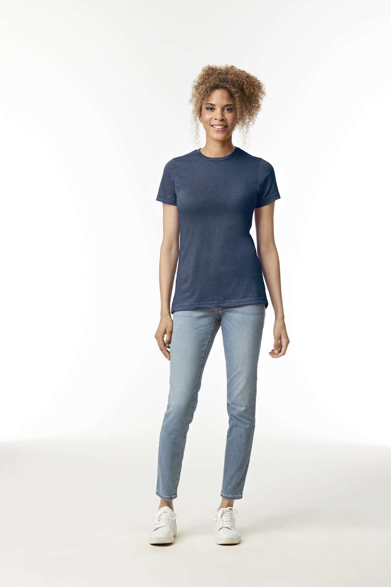 Gildan Softstyle® CVC Women´s T-Shirt Navy Mist S (G67000L)