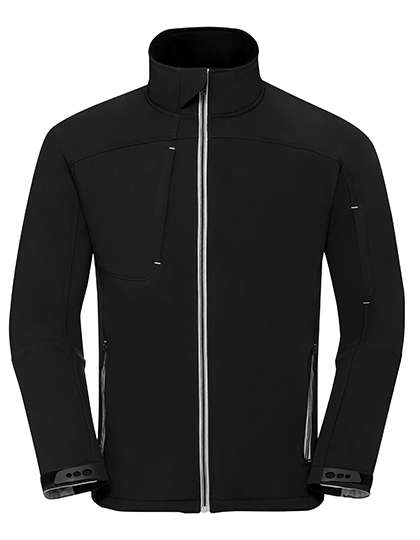 Russell Men´s Bionic Softshell Jacket Black XL (Z410M)