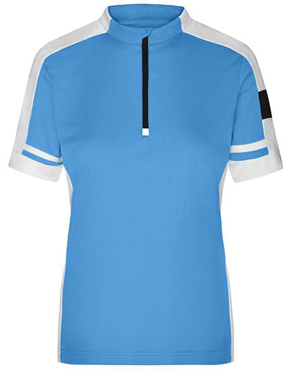 James&Nicholson Ladies´ Bike-T Half Zip Cobalt M (JN451)