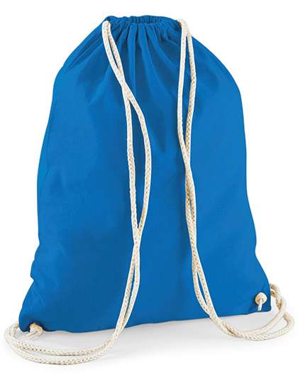 Westford Mill Cotton Gymsac Sapphire Blue 37 x 46 cm (WM110)