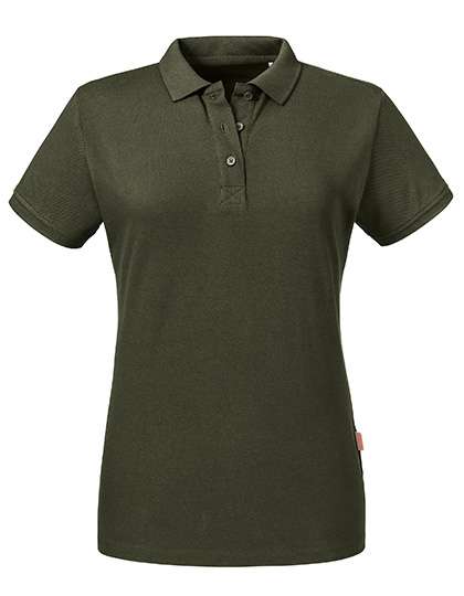 Russell Pure Organic Ladies´ Pure Organic Polo Dark Olive XL (Z508F)