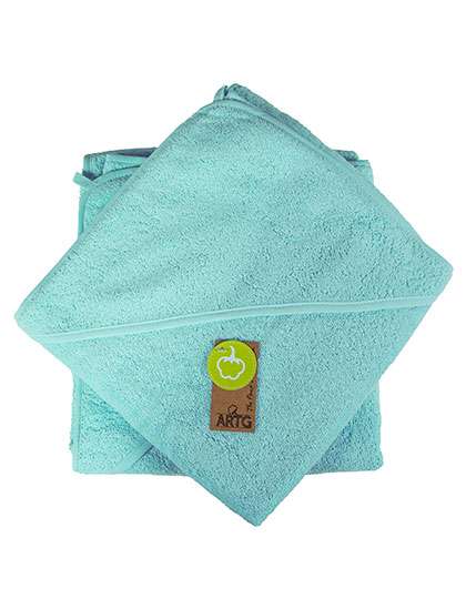 ARTG Babiezz® Baby Hooded Towel Mint Green 100 x 100 cm (AR31B)