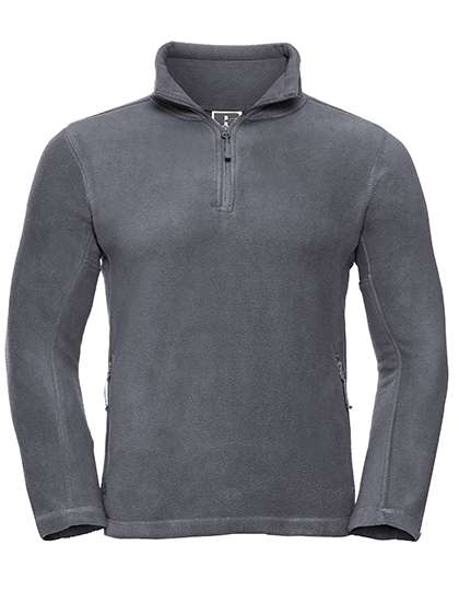 Russell Quarter Zip Outdoor Fleece Convoy Grey (Solid) M (Z8740)