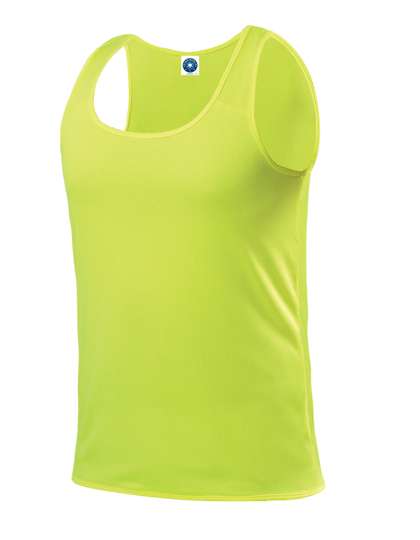 Starworld Men´s Running Vest Fluorescent Yellow M (SW301)