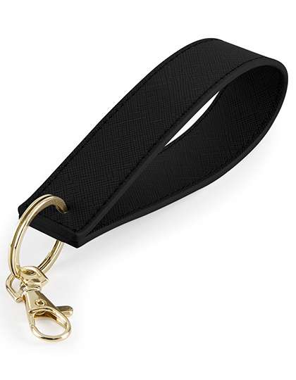 BagBase Boutique Wristlet Keyring Black 13 x 2.6 cm (BG747)