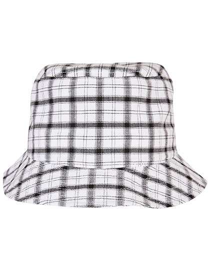 FLEXFIT Check Bucket Hat White-Grey Check One Size (FX5003C)