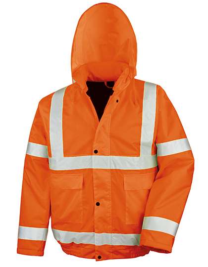 Result Safe-Guard High Vis Winter Blouson Fluorescent Orange M (RT217X)