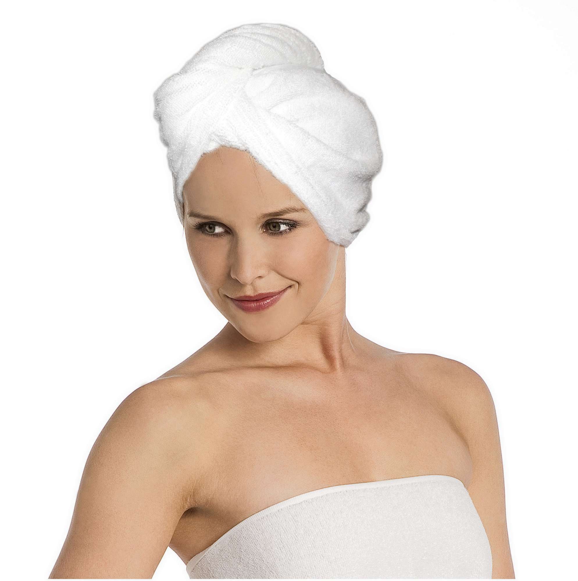 Vossen Frottierturban White One Size (XF600)