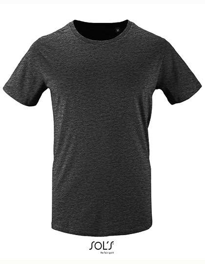 SOL´S Men´s Short Sleeve T-Shirt Milo Charcoal Melange XS (L02076)