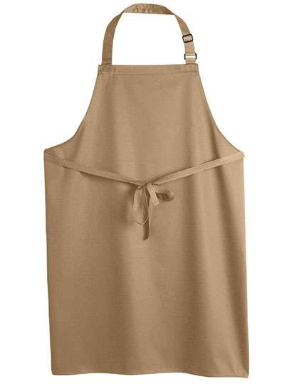 Dennys London Recycled Polyester Bib Apron Biscuit 80 x 85 cm (DL200)