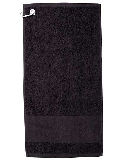 Towel City Printable Golf Towel Black 30 x 60 cm (TC033)