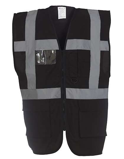 YOKO Multi-Functional Executive Waistcoat Black XL (YK801)