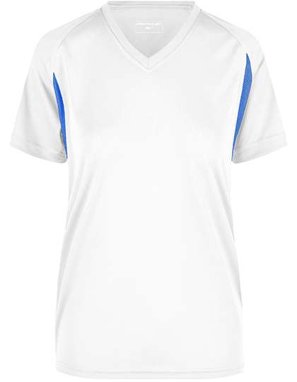 James&Nicholson Ladies´ Running-T White/Royal S (JN316)