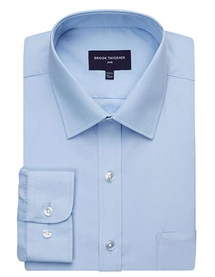 Brook Taverner Juno Long Sleeve Shirt Blue 21 (52) (BR690)