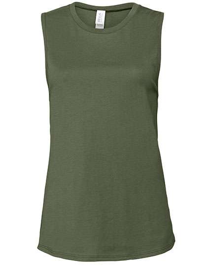 Bella Women´s Jersey Muscle Tank Military Green XL (BL6003)